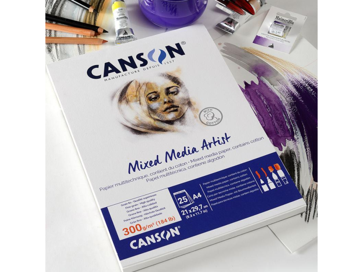 Album Canson Mixed Media Artist - 300 gr A4