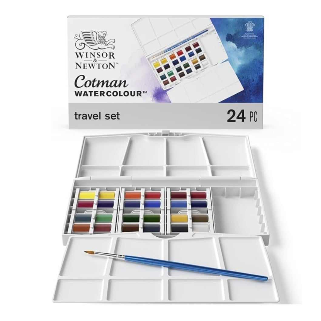 Set acquerelli Cotman Winsor & Newton 24 colori