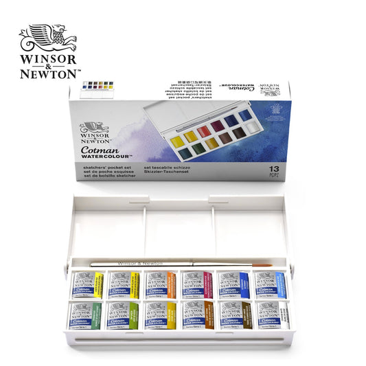 Set acquerelli Cotman Winsor & Newton 12 colori