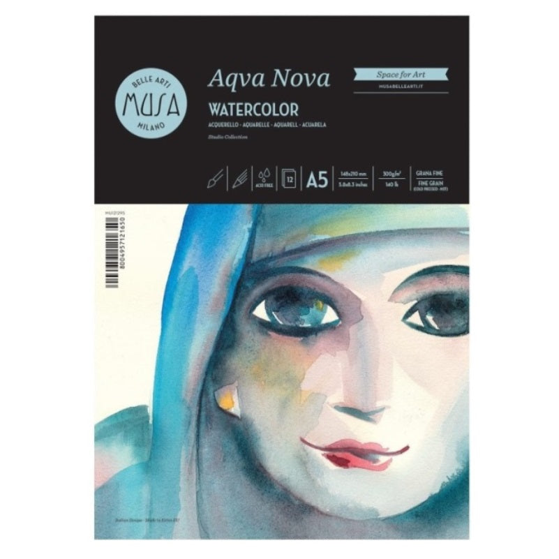 Album Aqua Nova watercolor Musa A5